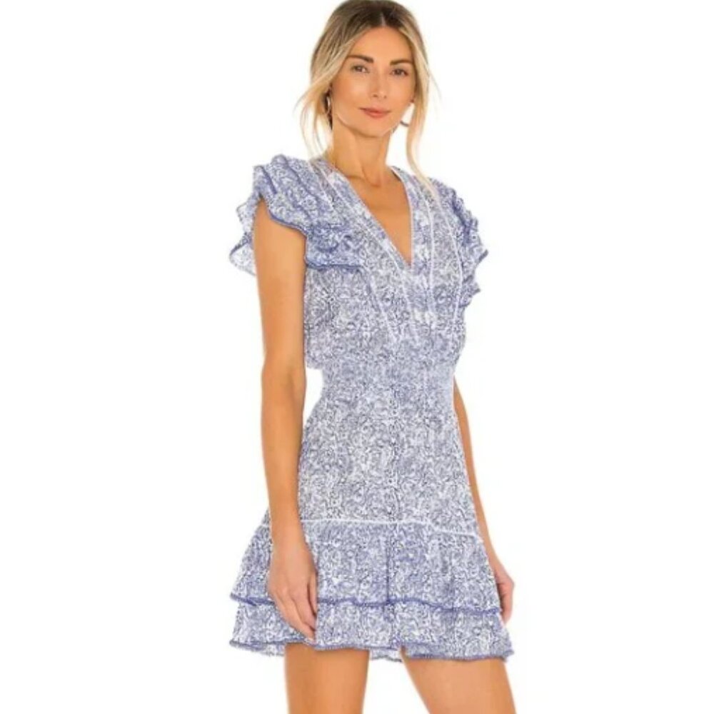 Poupette St Barth Camila Dress Blue Canary - Size Medium